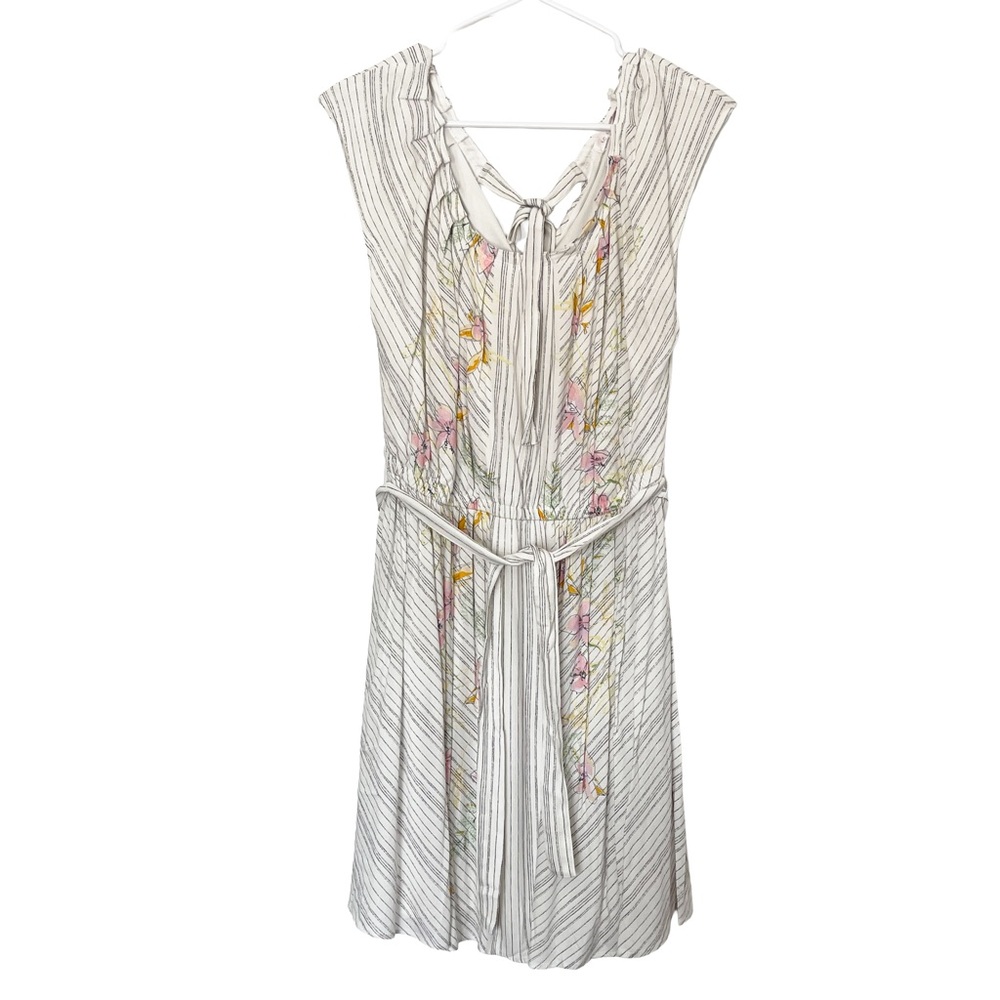 LC Lauren Conrad Floral Dress Petite Large NEW